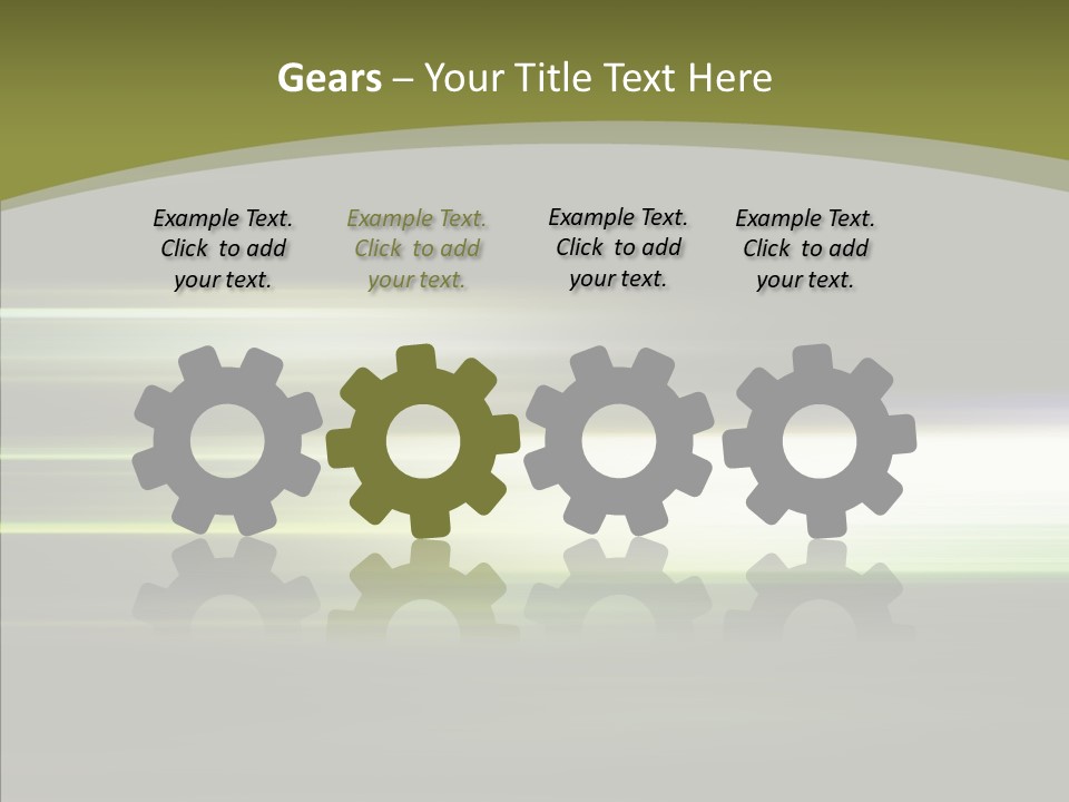 Light Shining Abstract PowerPoint Template