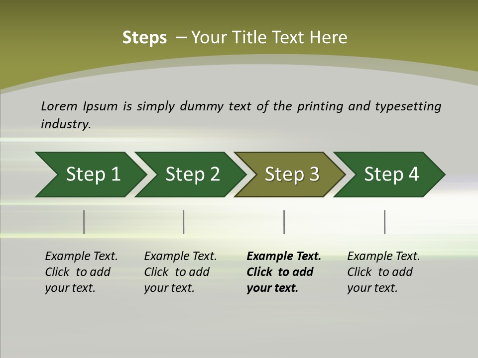 Light Shining Abstract PowerPoint Template