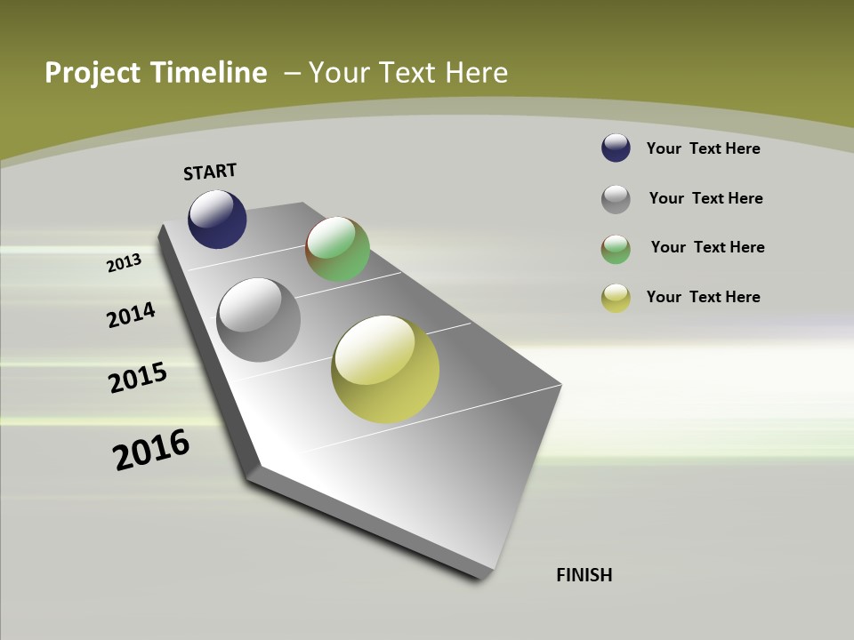 Light Shining Abstract PowerPoint Template