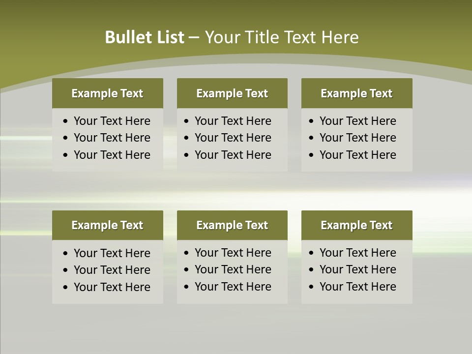 Light Shining Abstract PowerPoint Template