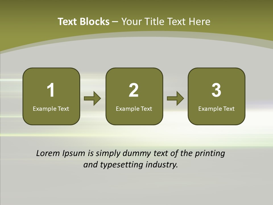 Light Shining Abstract PowerPoint Template
