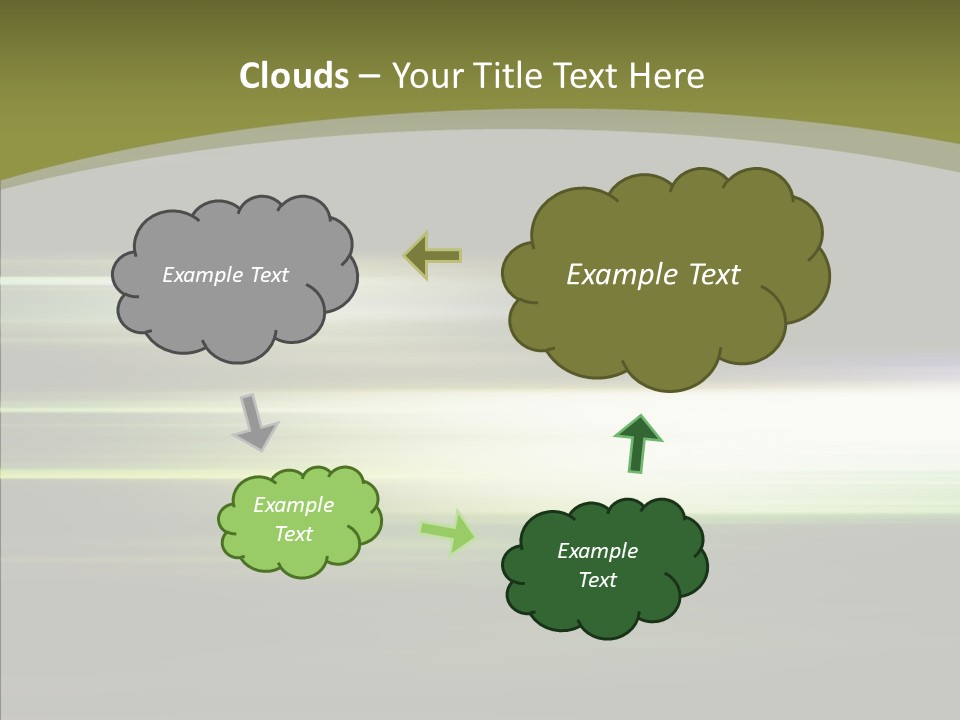 Light Shining Abstract PowerPoint Template