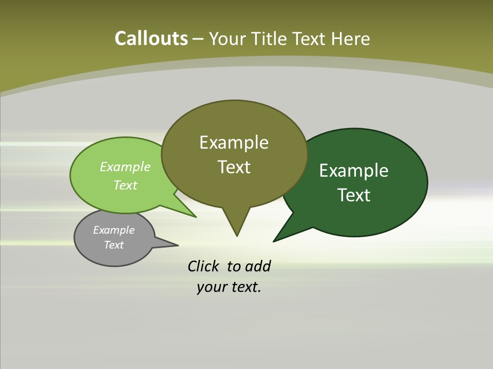 Light Shining Abstract PowerPoint Template