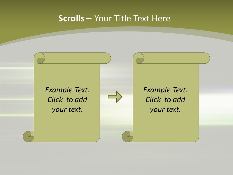Light Shining Abstract PowerPoint Template
