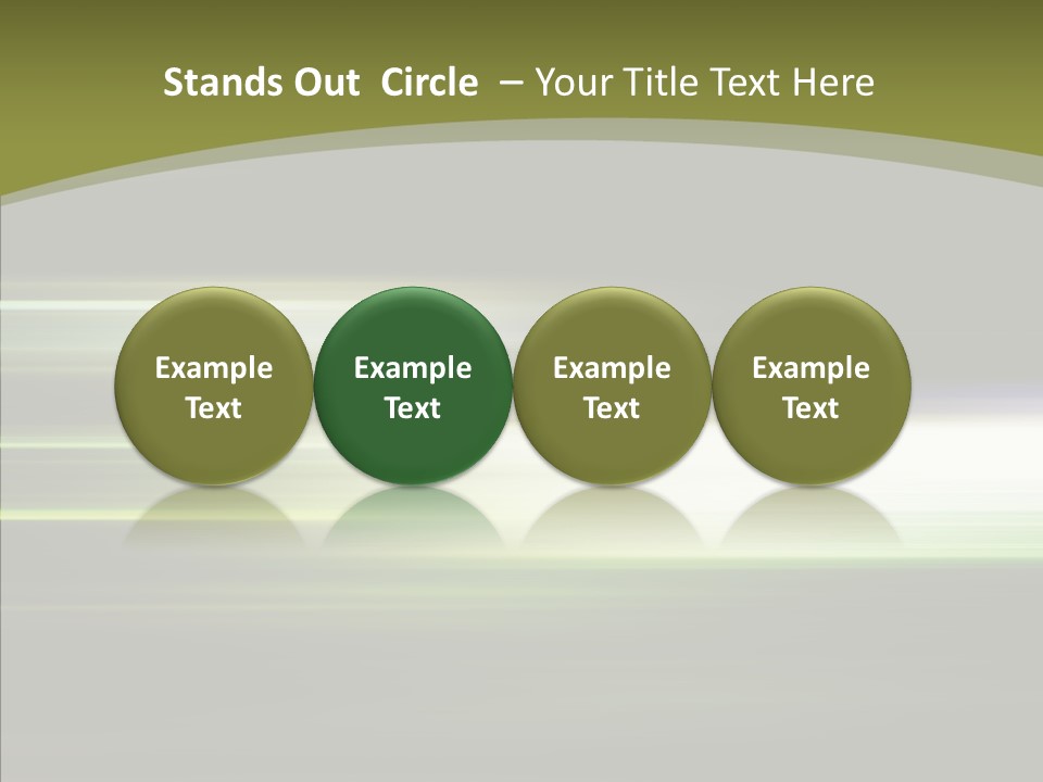 Light Shining Abstract PowerPoint Template