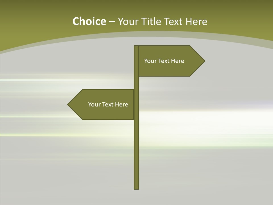 Light Shining Abstract PowerPoint Template