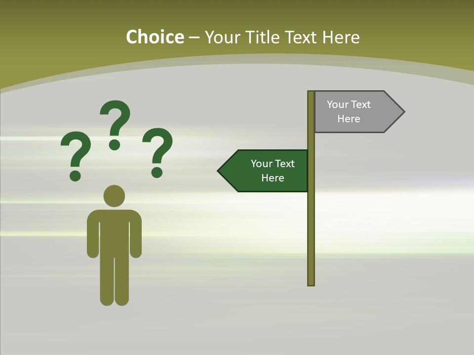 Light Shining Abstract PowerPoint Template