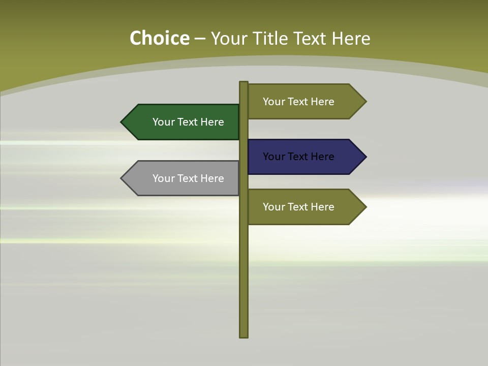 Light Shining Abstract PowerPoint Template