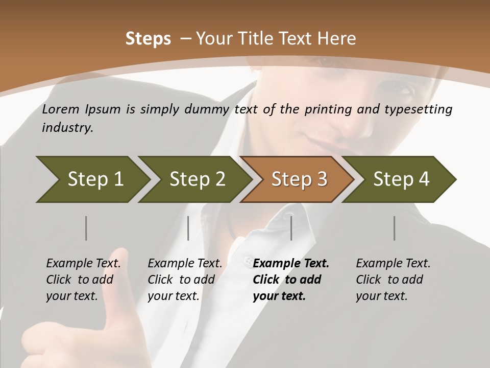 Thumb Lifestyle Teen PowerPoint Template