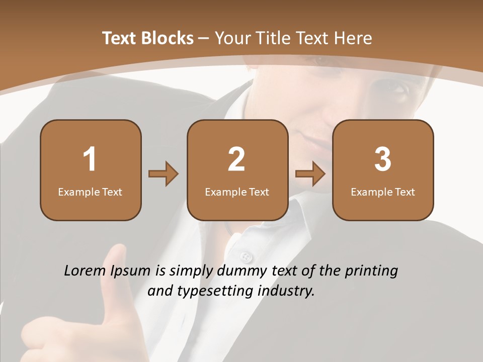 Thumb Lifestyle Teen PowerPoint Template