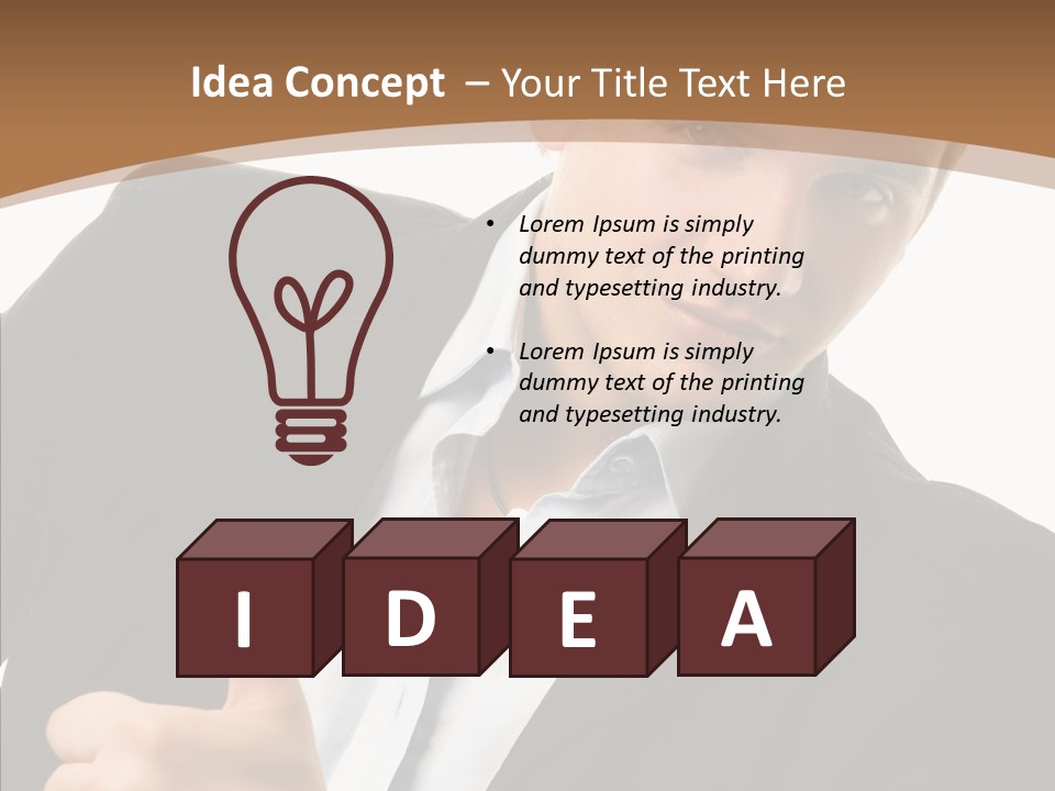 Thumb Lifestyle Teen PowerPoint Template