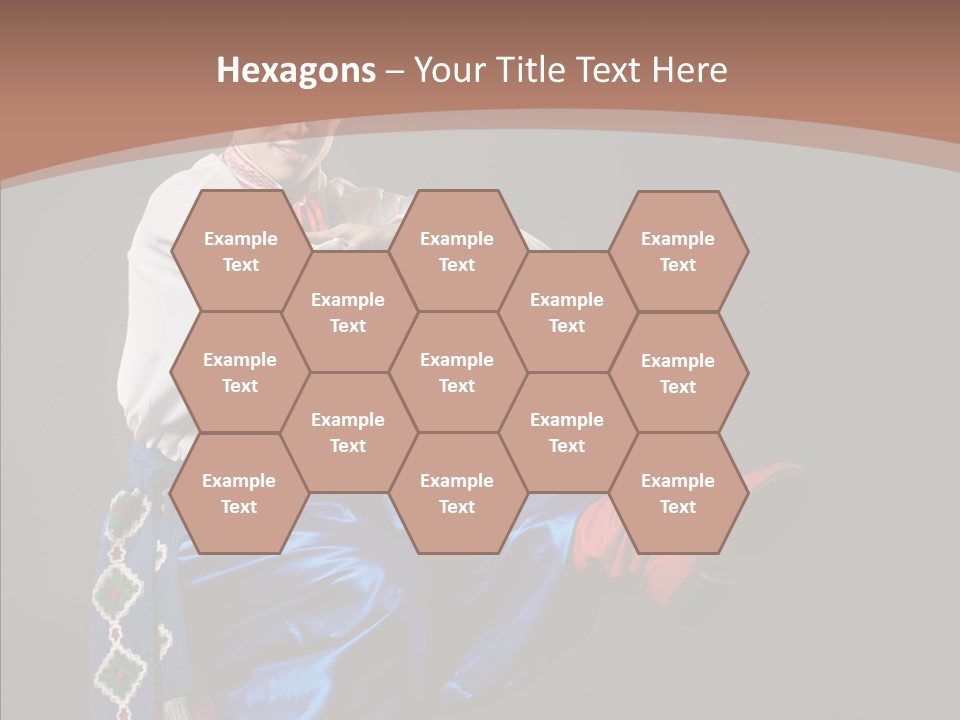 Alone Costume Young PowerPoint Template