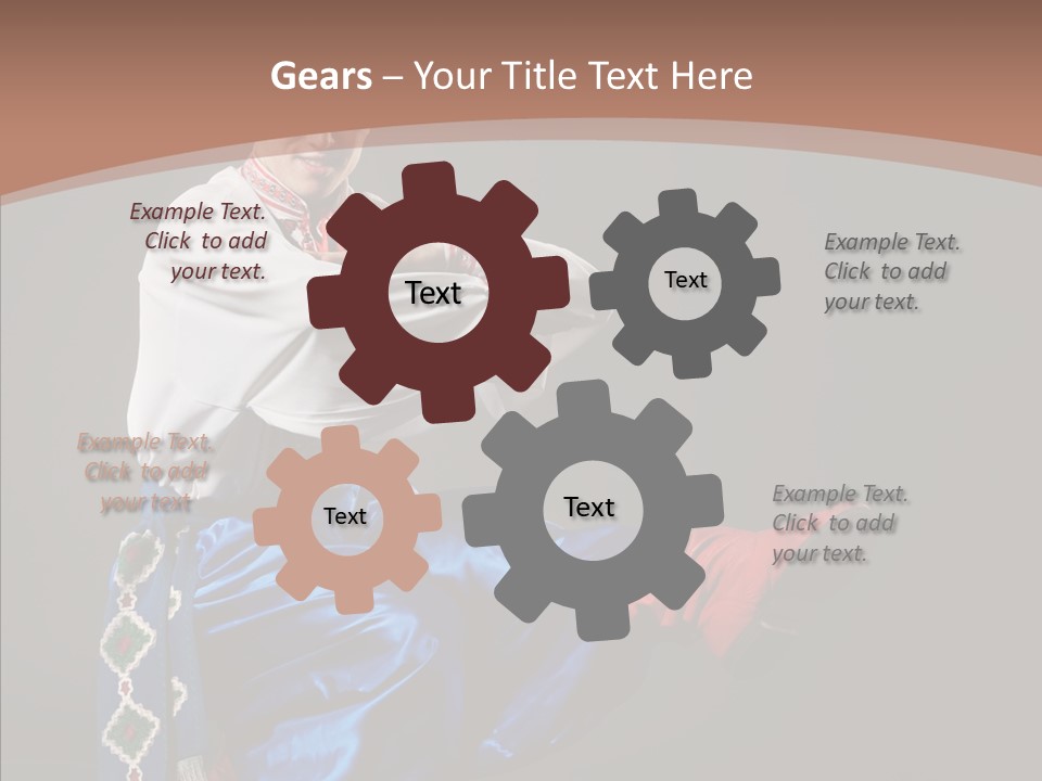 Alone Costume Young PowerPoint Template