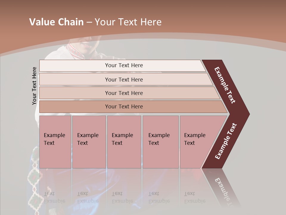 Alone Costume Young PowerPoint Template