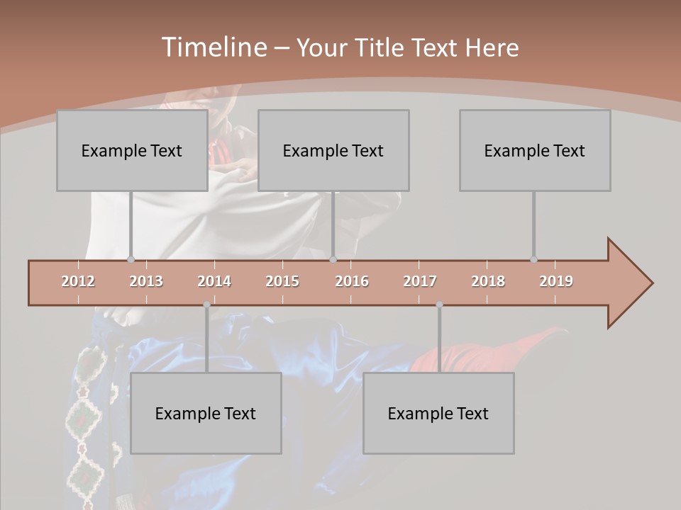 Alone Costume Young PowerPoint Template