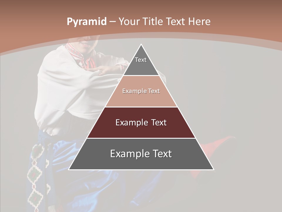 Alone Costume Young PowerPoint Template