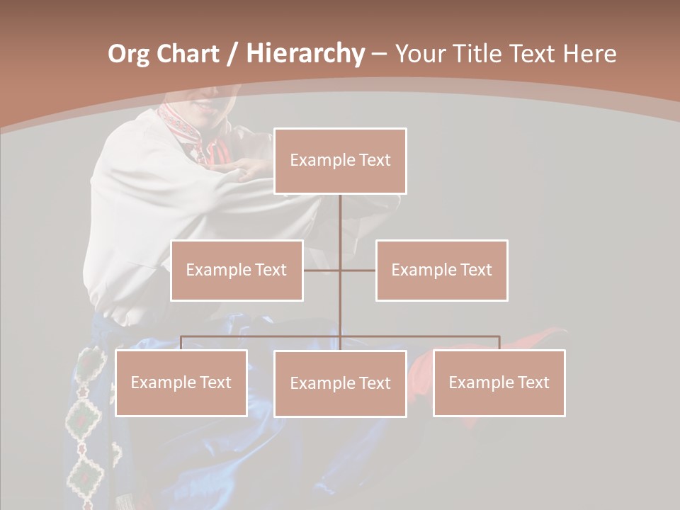Alone Costume Young PowerPoint Template