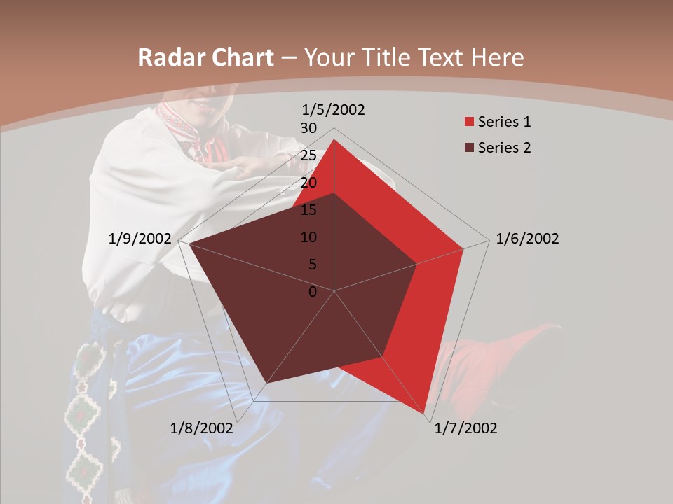 Alone Costume Young PowerPoint Template