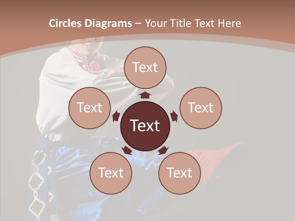 Alone Costume Young PowerPoint Template