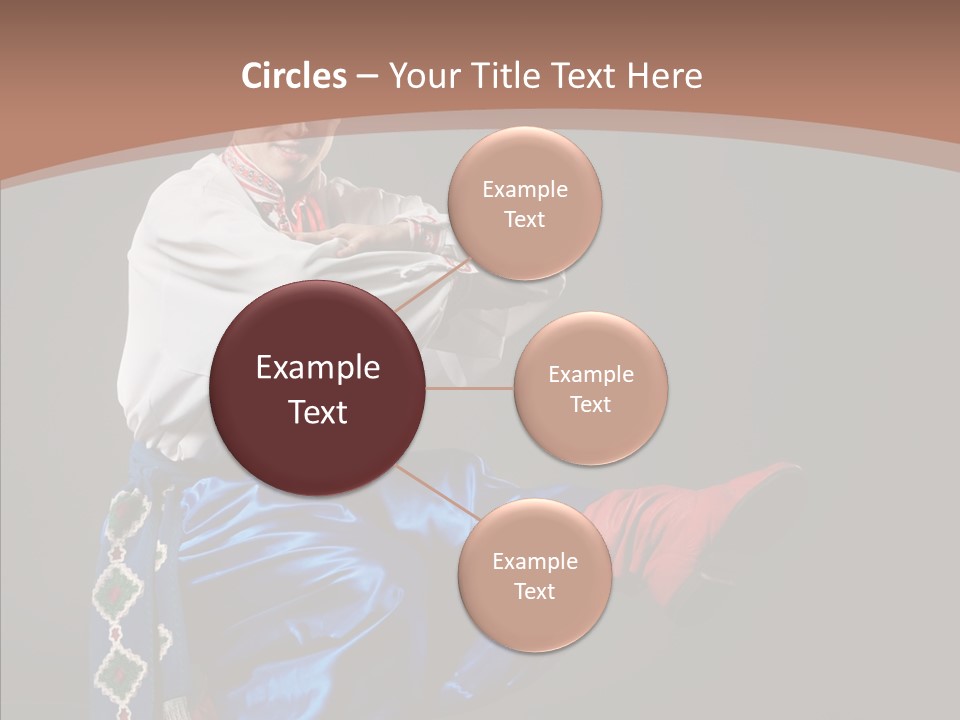 Alone Costume Young PowerPoint Template