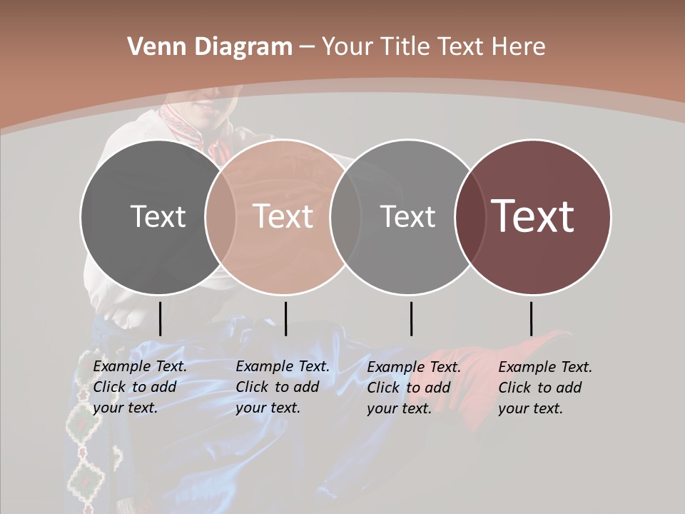 Alone Costume Young PowerPoint Template