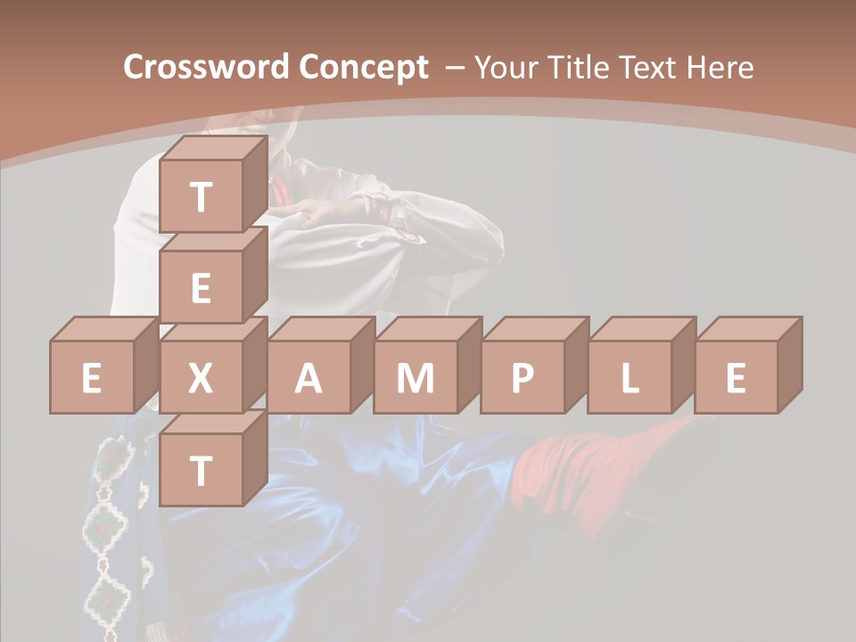 Alone Costume Young PowerPoint Template