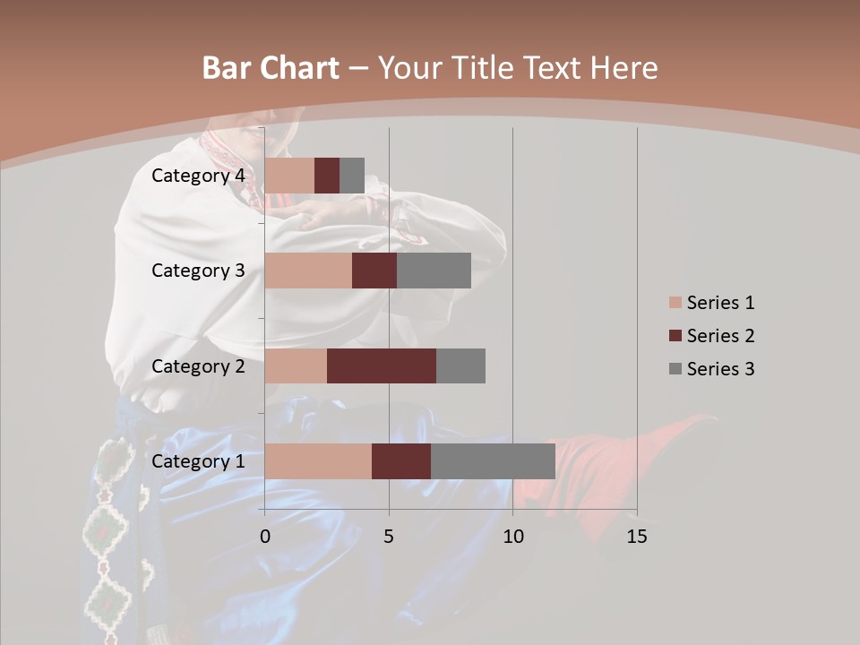 Alone Costume Young PowerPoint Template