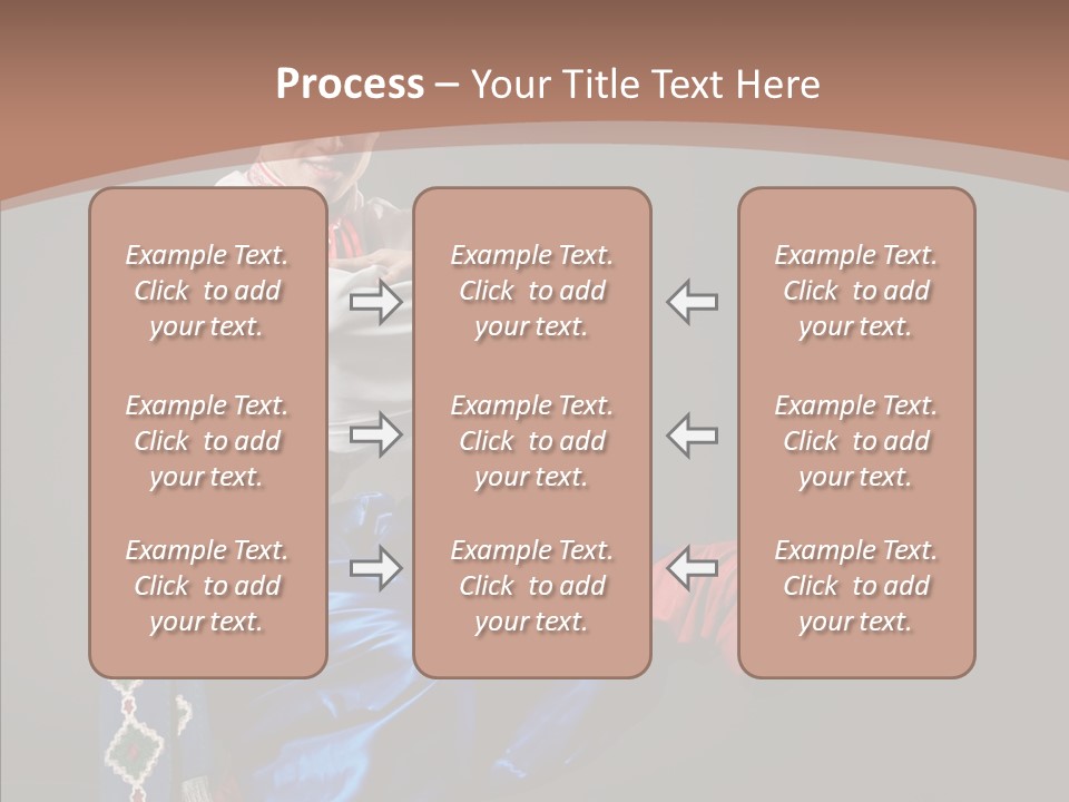 Alone Costume Young PowerPoint Template