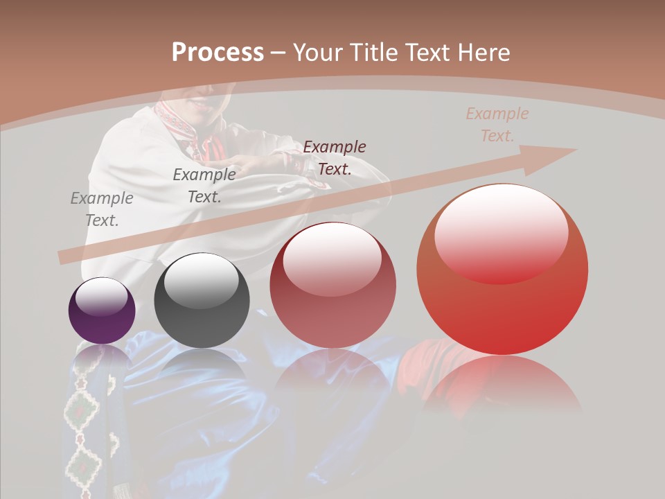 Alone Costume Young PowerPoint Template