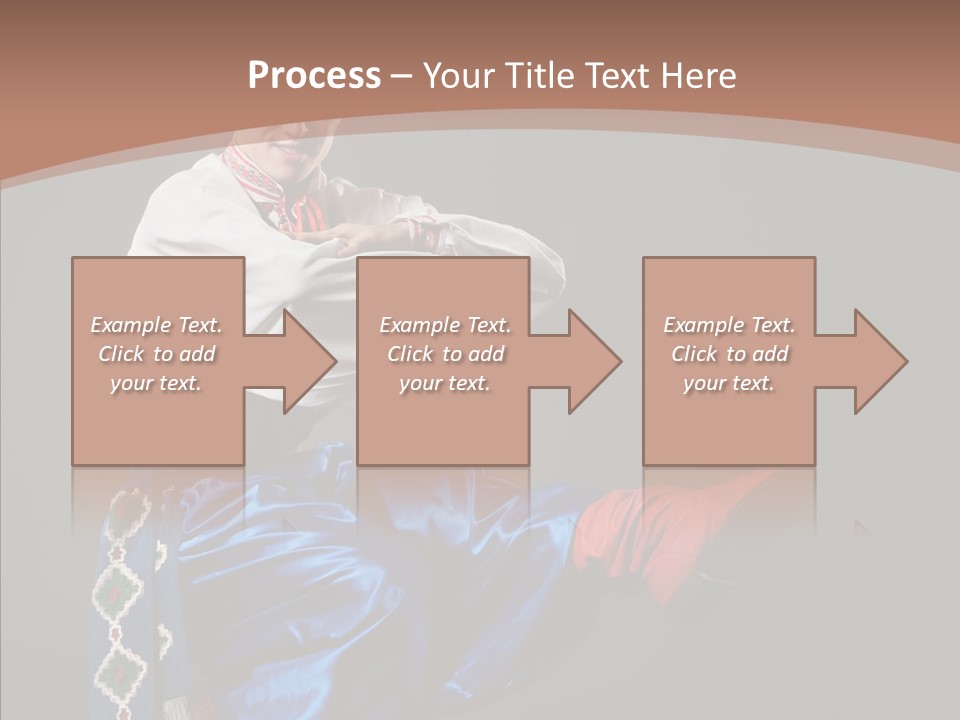 Alone Costume Young PowerPoint Template