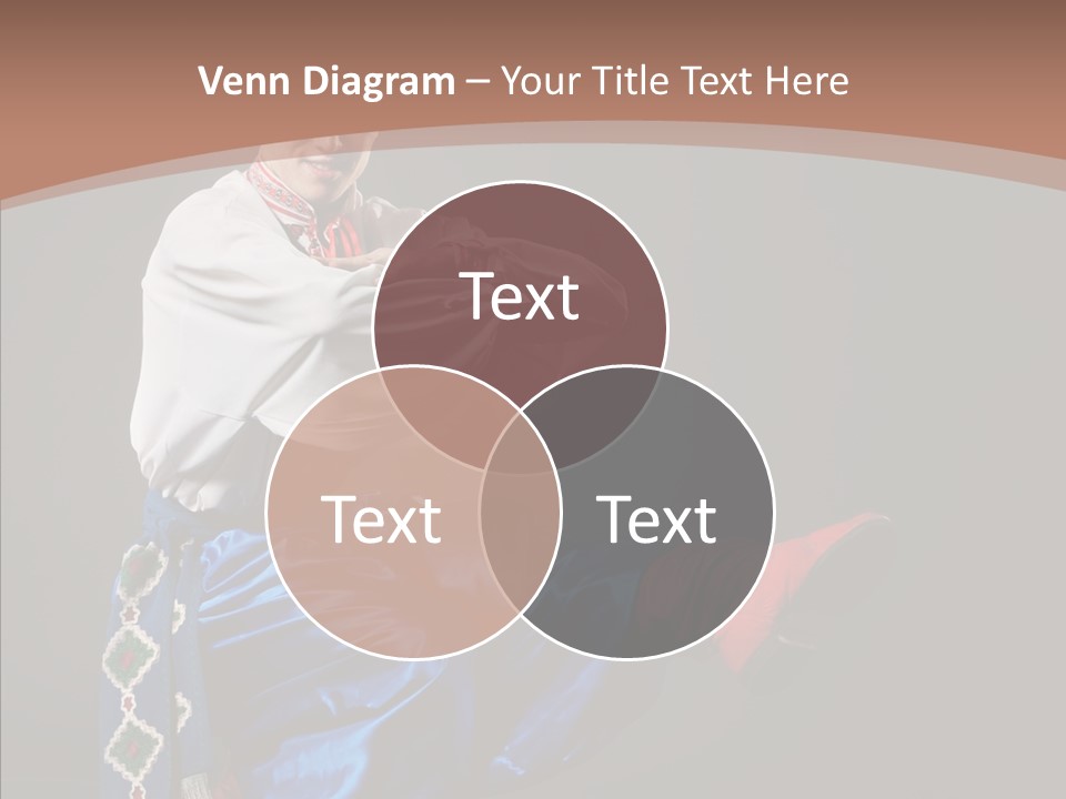 Alone Costume Young PowerPoint Template