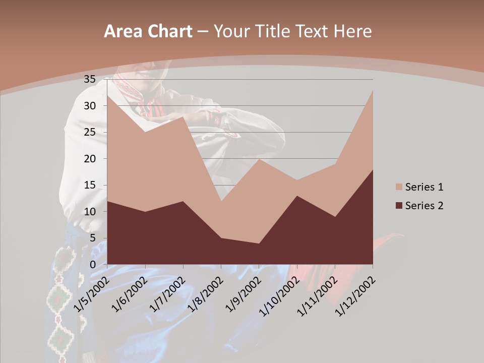 Alone Costume Young PowerPoint Template