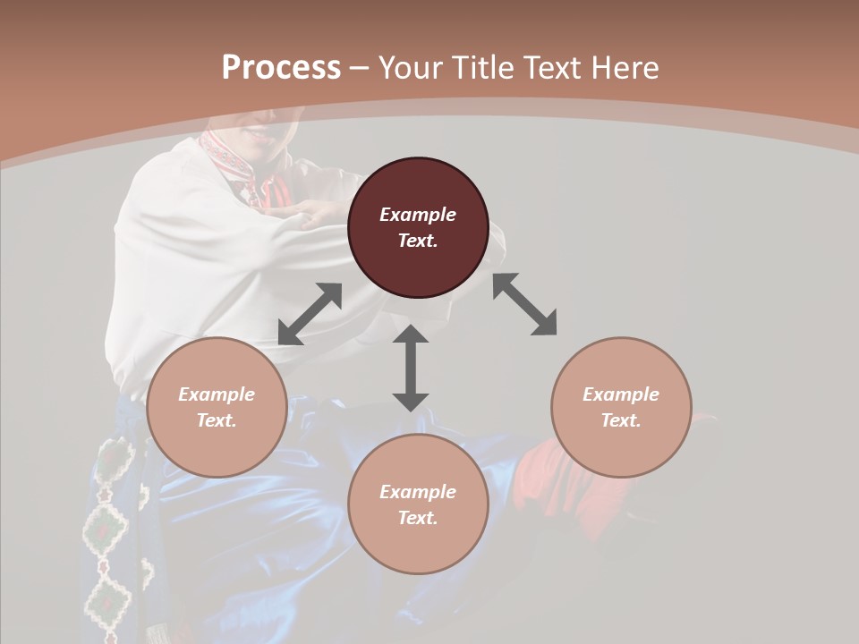 Alone Costume Young PowerPoint Template