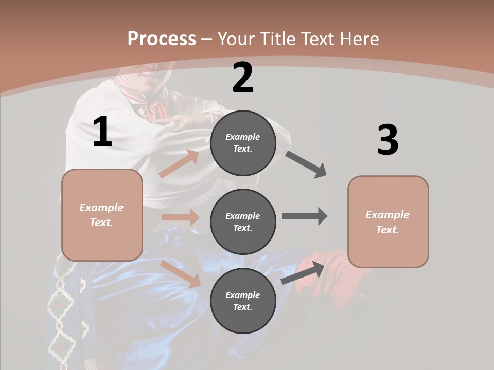 Alone Costume Young PowerPoint Template