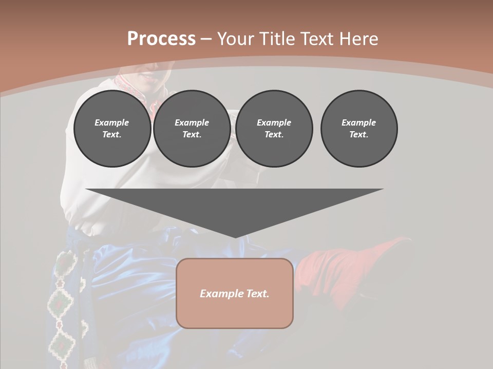 Alone Costume Young PowerPoint Template