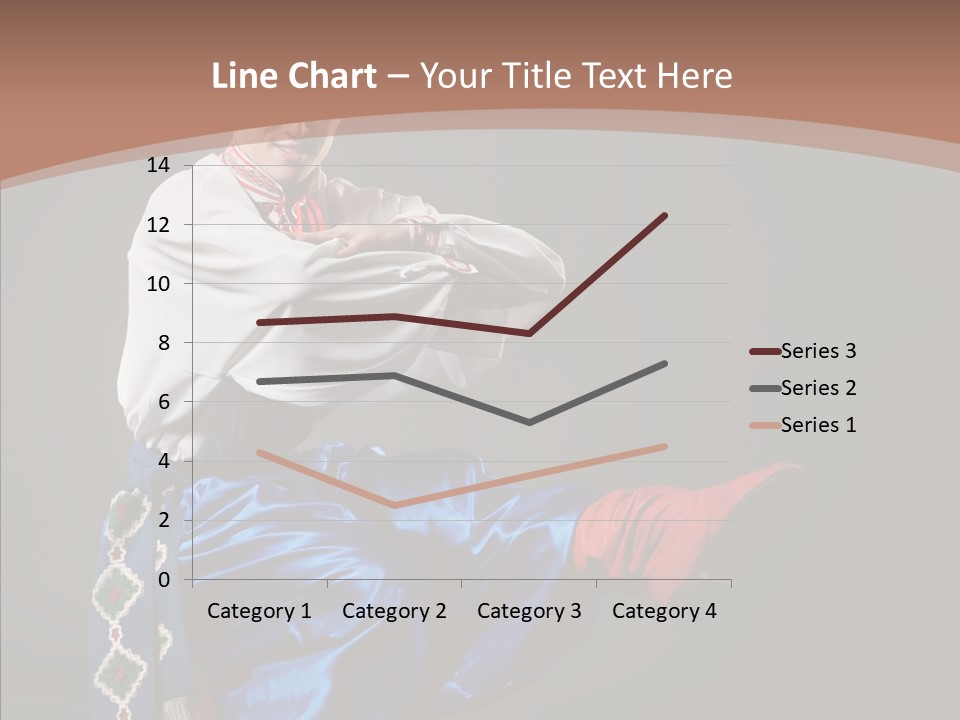 Alone Costume Young PowerPoint Template