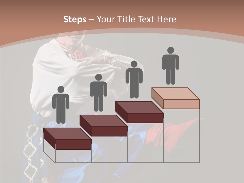 Alone Costume Young PowerPoint Template