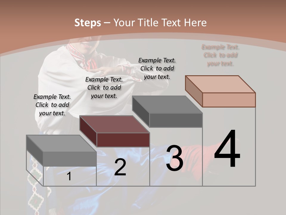 Alone Costume Young PowerPoint Template