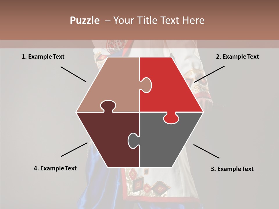 Lifestyle Old Knitting PowerPoint Template