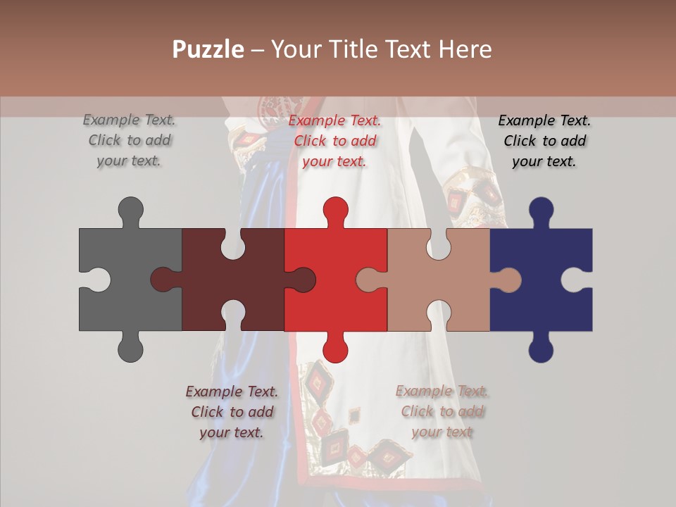 Lifestyle Old Knitting PowerPoint Template