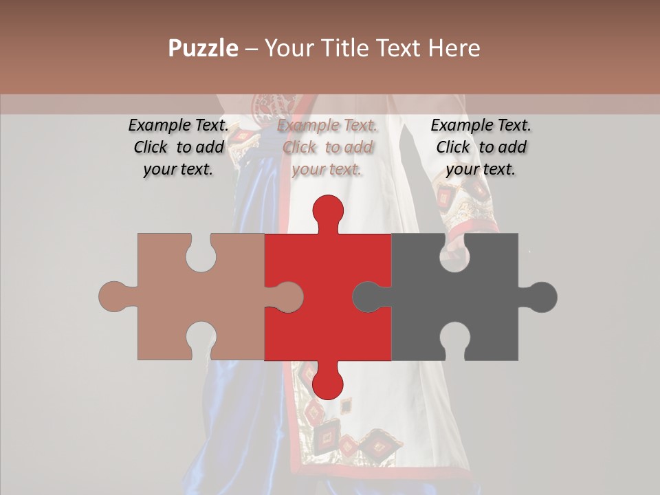 Lifestyle Old Knitting PowerPoint Template