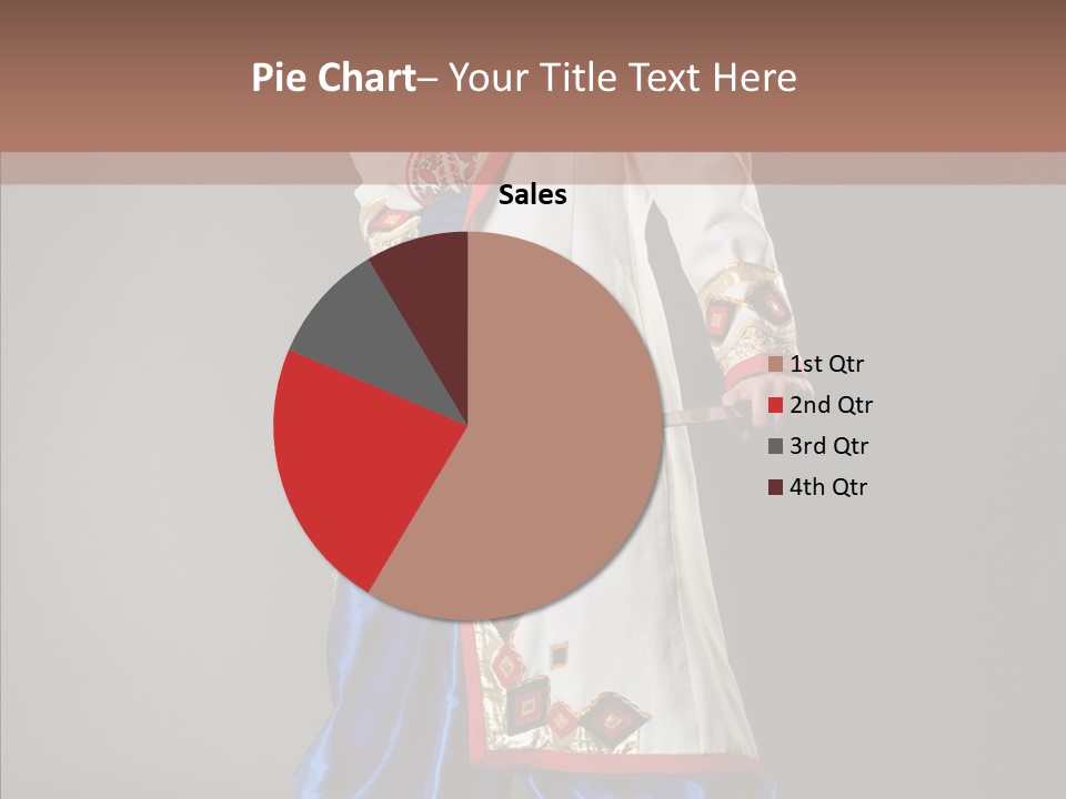 Lifestyle Old Knitting PowerPoint Template