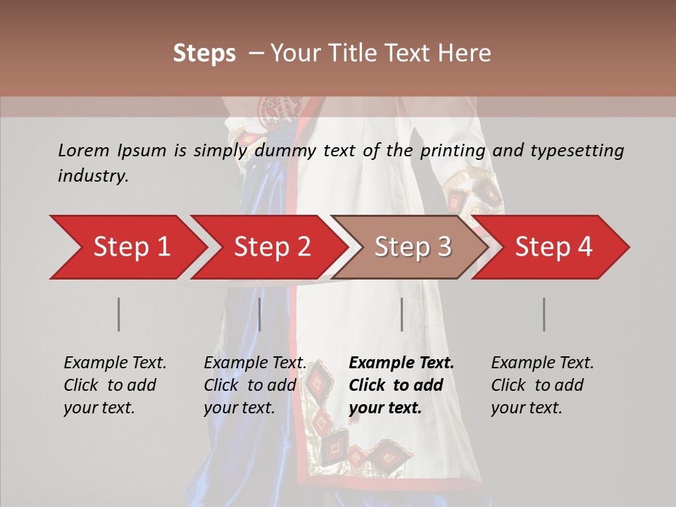 Lifestyle Old Knitting PowerPoint Template