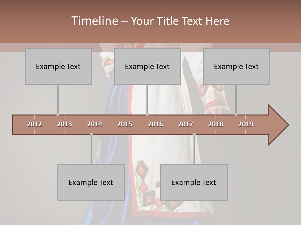 Lifestyle Old Knitting PowerPoint Template