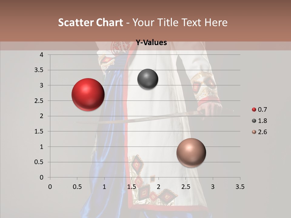 Lifestyle Old Knitting PowerPoint Template