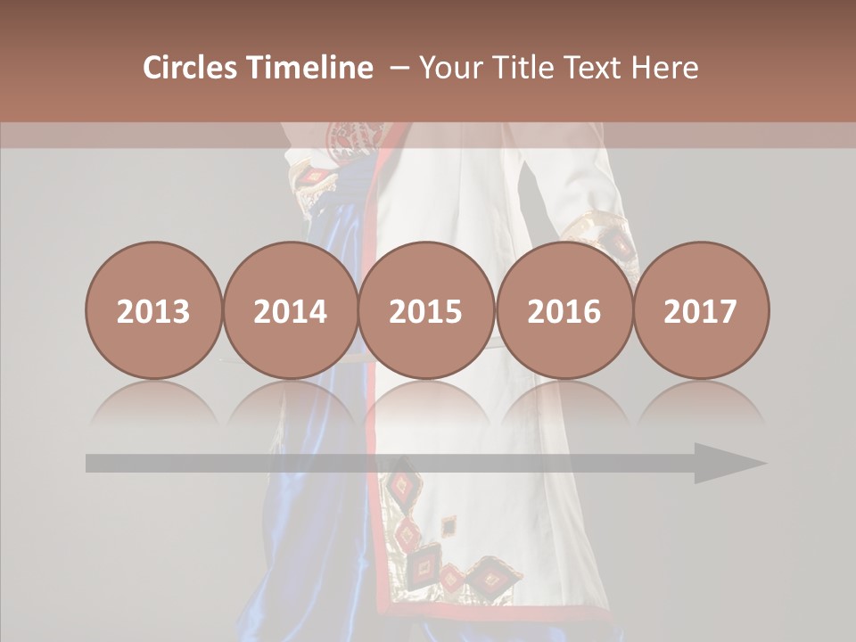 Lifestyle Old Knitting PowerPoint Template