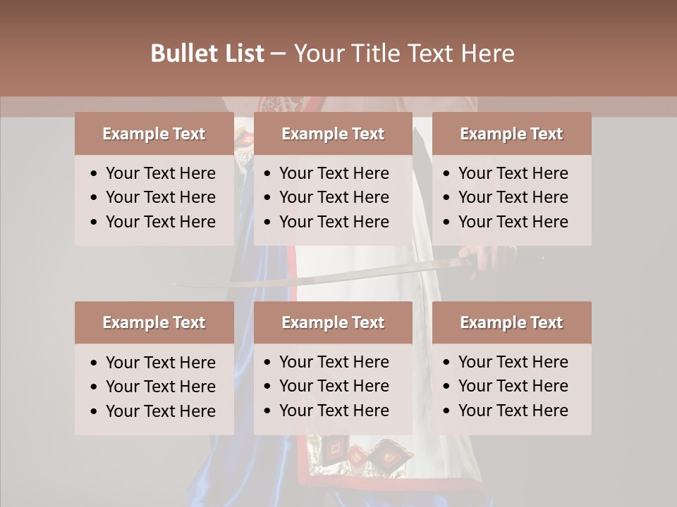 Lifestyle Old Knitting PowerPoint Template