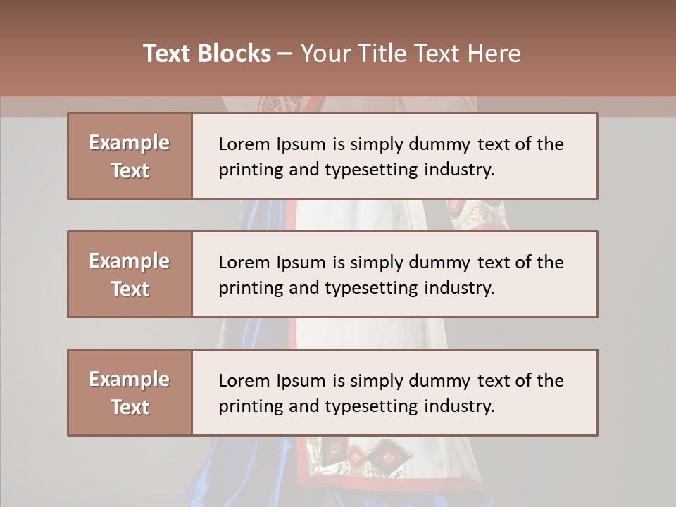 Lifestyle Old Knitting PowerPoint Template