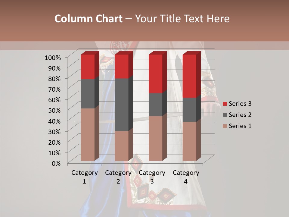 Lifestyle Old Knitting PowerPoint Template