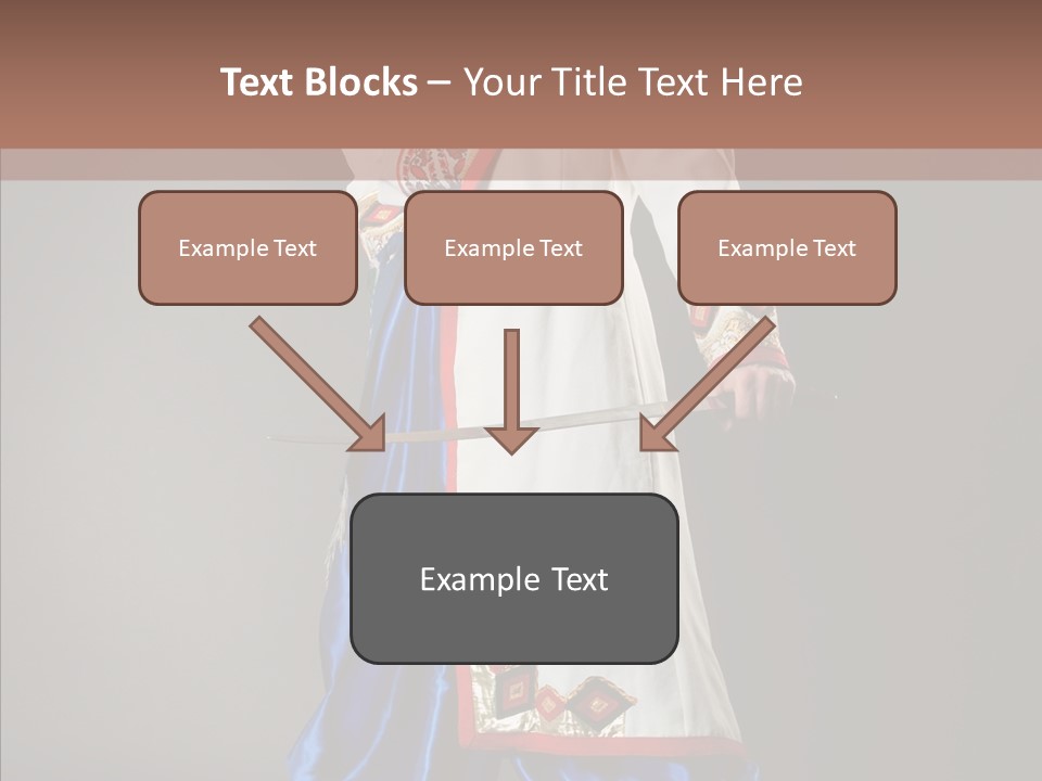 Lifestyle Old Knitting PowerPoint Template